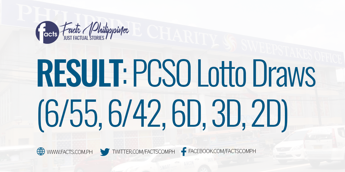 PCSO Lotto Results for Saturday